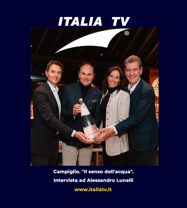 ITALIA TV. Campiglio. “Il senso dell’acqua”. Intervista ad Alessandro Lunelli