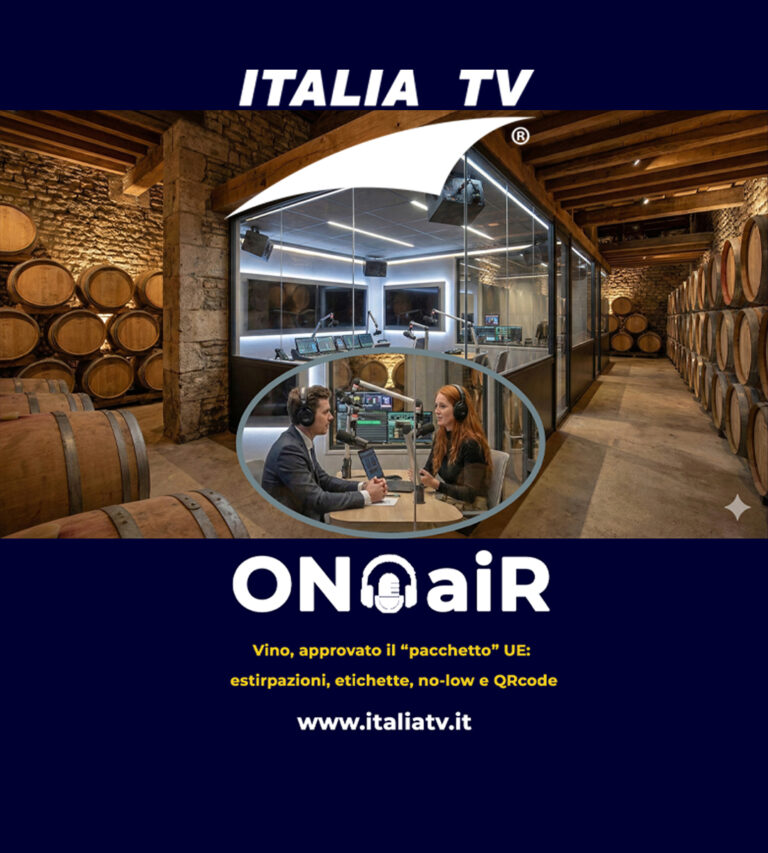 ITALIA TV. OnAir. Riforma Vino UE 2026: cosa cambia in 5 punti
