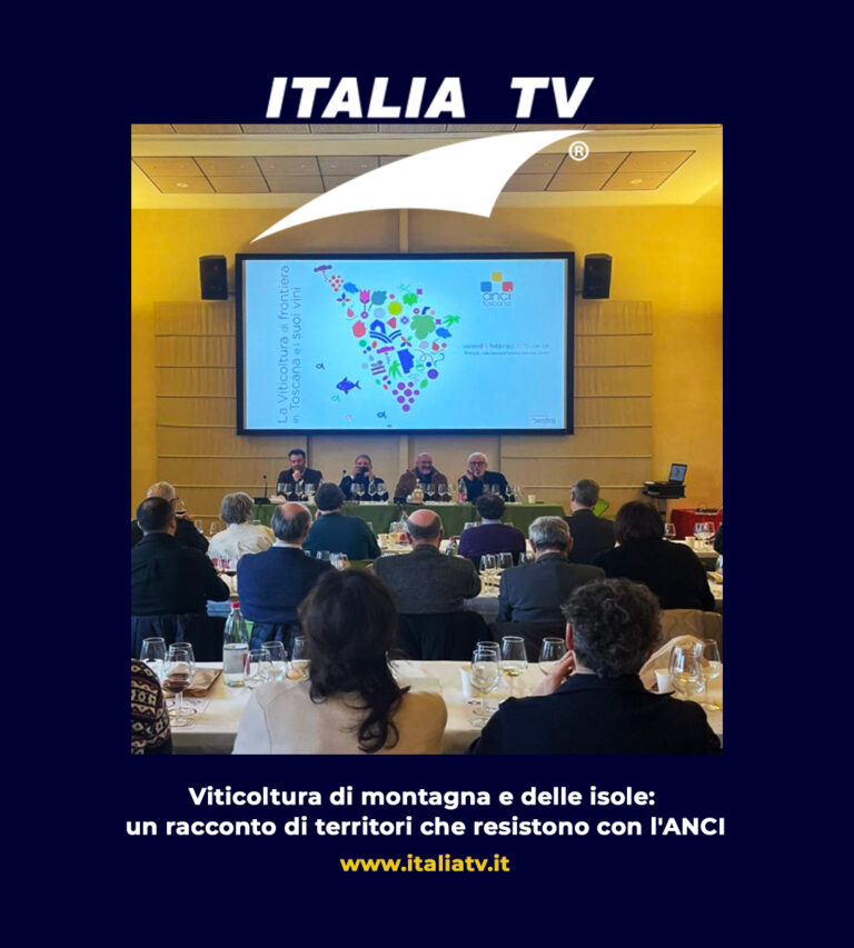 ITALIA TV. Viticoltura di montagna e delle isole: un racconto di territori che resistono con l’ANCI