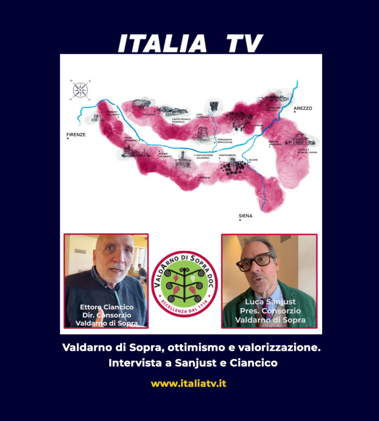ITALIA TV. Valdarno di Sopra, ottimismo e valorizzazione. Intervista a Sanjust e Ciancico