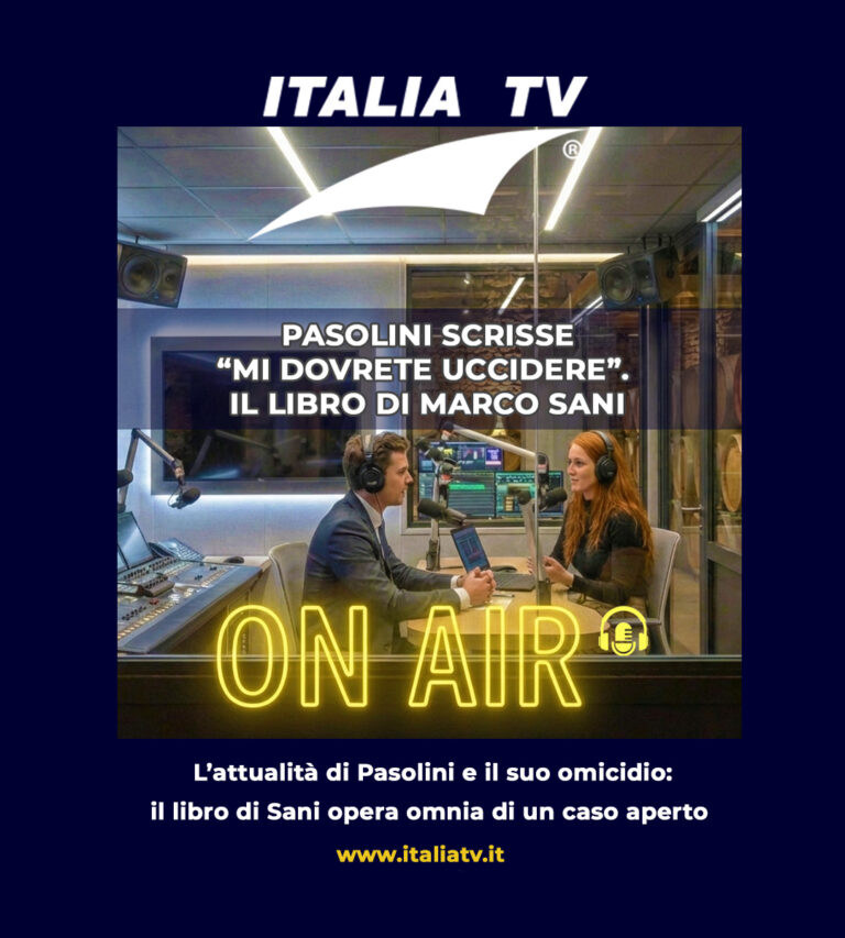 ITALIA TV. Pasolini ucciso per la verità su Mattei. ON AIR