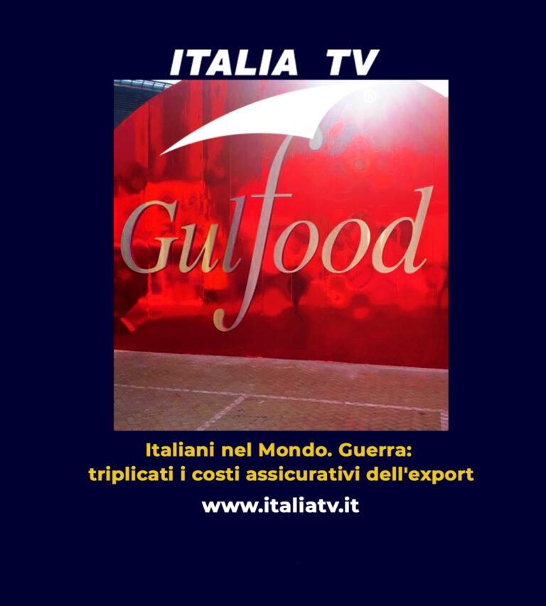 ITALIA TV. Italiani nel Mondo. Guerra: triplicati i costi assicurativi dell’export