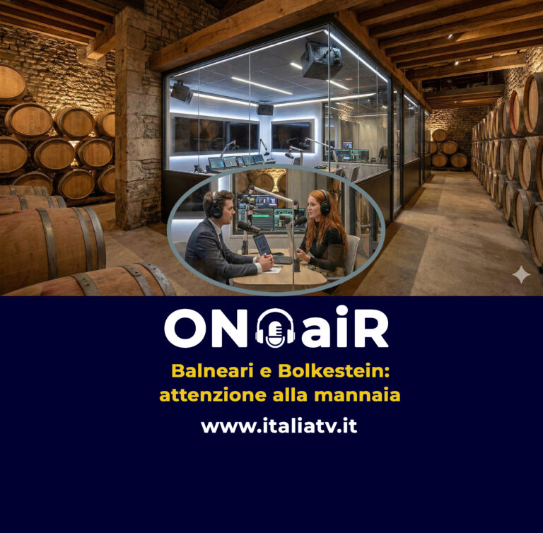 ITALIA TV. OnAir. Balneari e Bolkestein: attenzione alla mannaia