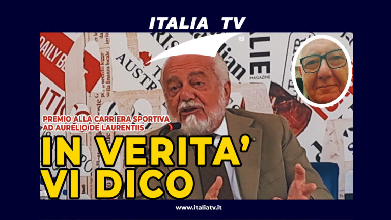 ITALIA TV. De Laurentiis a tutto campo. Premio Stampa Estera